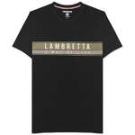 Lambretta Herren T-Shirt Chest Stripe für 5,55€ + 3,95€ VSK (100% Baumwolle, Größen S bis 3XL)