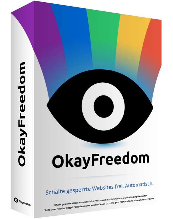 [steganos] OkayFreedom VPN CBE | 1 Jahr/40 GB im Monat gratis (Windows) | Anleitung im Text
