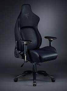 Razer Iskur, Gaming-Stuhl mit verstellbarer Lordose Stütze (schwarz)