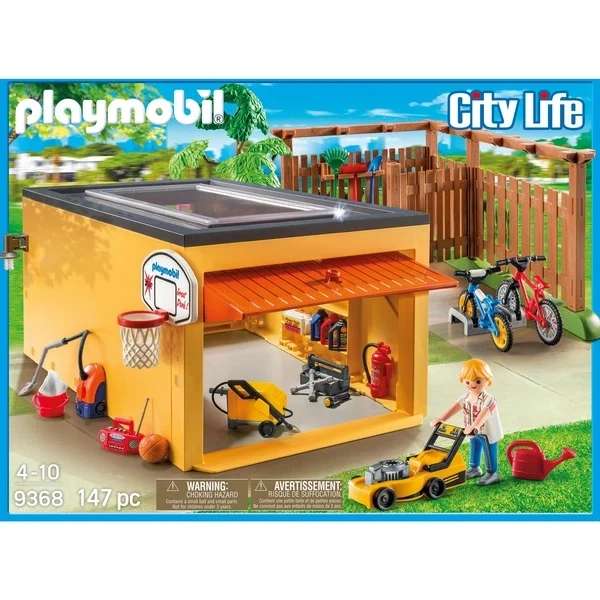 PLAYMOBIL (9368) - City Life - Garage mit Fahrradstellplatz, Konstruktionsspielzeug - Alternate