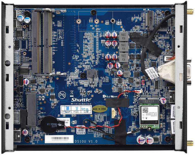 SHUTTLE XPC SLIM DS10U7 - BAREBONE - SLIM-PC (DS10U7) inkl. Intel Core i7-8565U