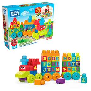 Amazon Prime - MEGA Bloks DXH35 ABC Lernzug ab 1 Jahr - Alternative zu Duplo Spielzeug