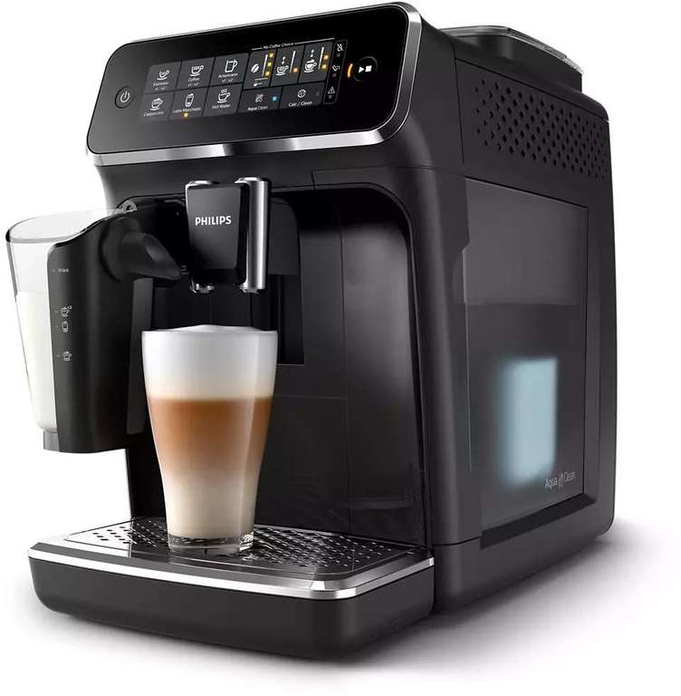 Philips Series 3200 Kaffeevollautomat EP3241/50 (5 Kaffeespezialitäten, LatteGo Milchsystem, 1,8l Wassertank, 275g Bohnenbehälter)