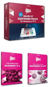Franzis Maker Kit Elektronik-Praxis für Raspberry Pi 4 einzeln 9,99€ oder mit 2 Bücher 14,99€ (nur noch Ebay versandkostenfrei)