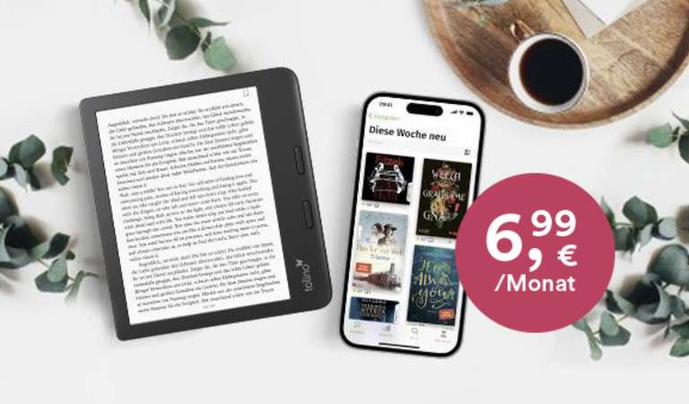 Thalia: Skoobe eBook Abo 6 Monate für 6,99 €/Monat (statt 12,99 €) | Skoobe Hörbuch Abo 6 Monate für 9,99 €/Monat (statt 14,99 €)