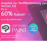 Clip Studio Paint V2 Pro 16,80 € & Ex 109,50 € | Pro sogar mal 60% reduziert