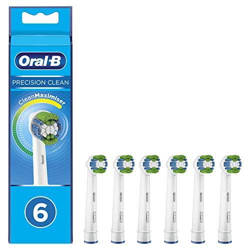 [PRIME] Oral-B Precision Clean Elektrische Zahnbürstenköpfe, Weiß, 6 Stück (umgerechnet 2,13€/Stück)