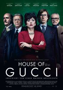 CineStarCard. Film der Woche: House of Gucci, ab 5€ | an Wochenenden 7€