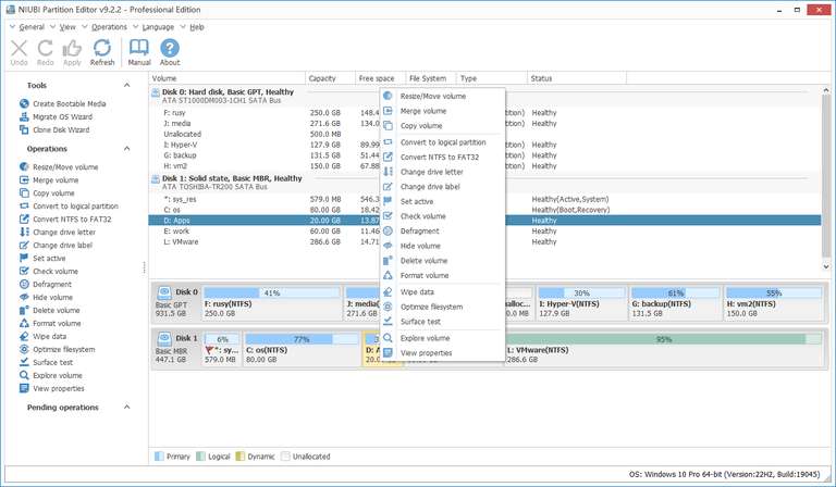 NIUBI Partition Editor Pro / Technician 9.7.3 download the new for windows