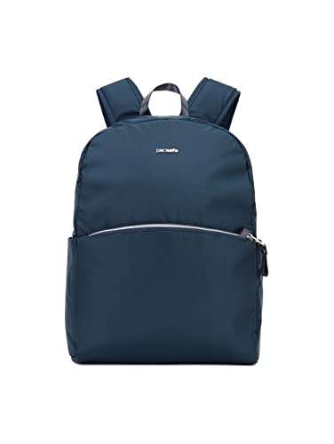 Pacsafe Stylesafe Backpack (27 x 12 x 37 cm, Gewicht: 370 g, Volumen: 12 Liter, erborgenes Edelstahl Drahtgewebe eingebettet in Stoff)