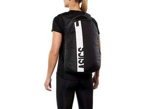 asics training large backpack für 17,50€ (Abmessungen: 53 x 52 x 16, 21 Liter, mit Laptop-Innentasche und abnehmbare Schuhtasche)