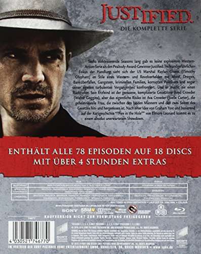 [Amazon.es] Justified - Komplette Serie - Bluray inkl. deutschen Ton und Cover - IMDB 8,6