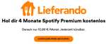 [spotify] via Lieferando, hol dir 4 Monate Spotify Premium kostenlos. Personalisiert & Neukunden, muss gekündigt werden.