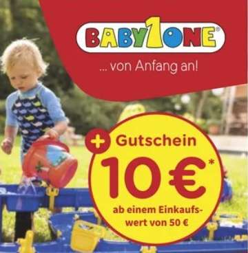 [Lokal BabyOne Waiblingen & Göppingen] 10€ Gutschein ab 50€ Einkaufswert