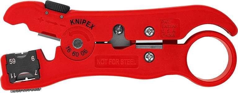 Knipex Abisolierwerkzeug für Koaxial- und Datenkabel 125 mm (Prime)