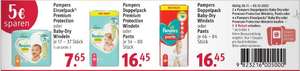 [Rossmann] 2 x Doppelpack Pampers Baby-Dry oder Premium Protection (Angebot + Coupon + 10 % Coupon)