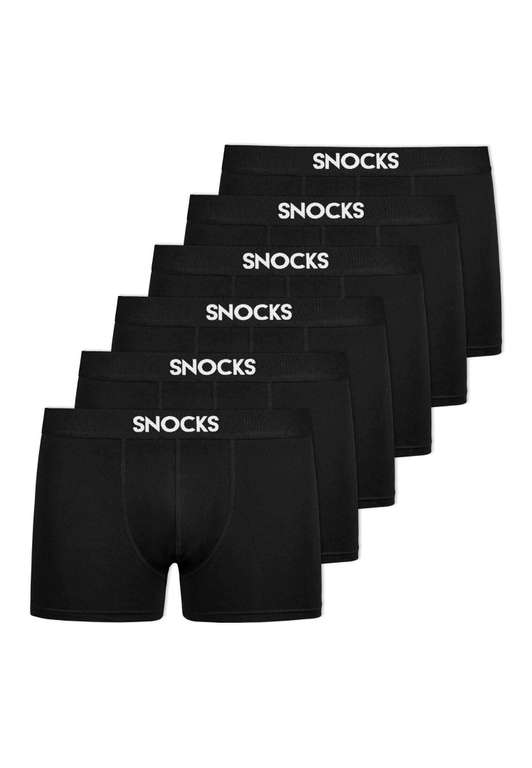 engelhorn: 20 % Extra-Rabatt auf viele Snocks-Artikel - z.B. SNOCKS Herren Boxershorts im 6er-Pack (Gr. S - 4XL, 8 Farbkombinationen)