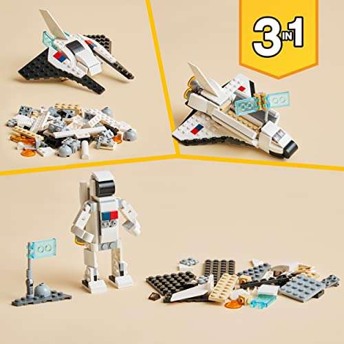 LEGO Creator 3 in 1 Spaceshuttle (31134) für 6,95 Euro [Amazon Prime]