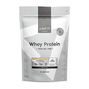 Amfit Whey protein 2,27 KG - Mit Sparabo noch günstiger möglich (~10 Euro pro KG)