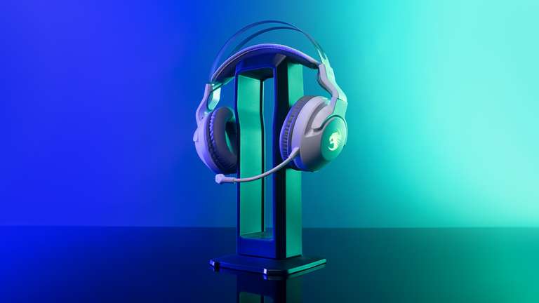 Roccat Elo 7.1 Air - Kabelloses Surround-Sound RGB Gaming Headset + Modulok Headset Ständer für 54€