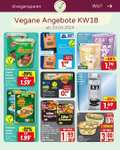 Vegane Angebote im Supermarkt & vegan Sammeldeal (KW18 29.04. - 05.04.)