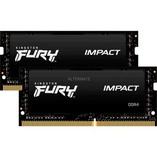 Tagesdeal: Kingston FURY SO-DIMM 32 GB DDR4-3200 Kit, Arbeitsspeicher (diverse Kingston Arbeitsspeicher)