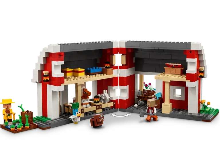 LEGO Minecraft 21187 Die rote Scheune (EOL 07/23)