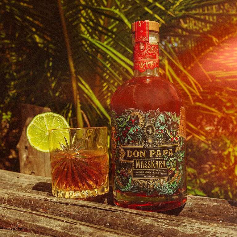 2 x Don Papa Masskara Rum (je 0,7 l, 40%, 25,49€ je Flasche)