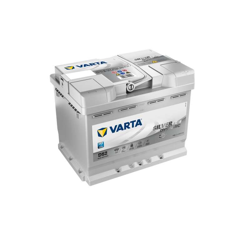 Varta D52 - Autobatterie Silver Dynamic AGM 12V / 60Ah / 680A