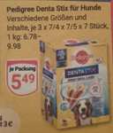 Pedigree DENTASTIX Multipack versch. Sorten z.B. 35-Sticks für 3,49 € (Angebot + Coupon) [Globus]