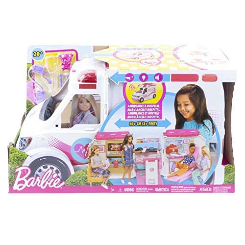 Barbie FRM19 - 2-in-1 Krankenwagen