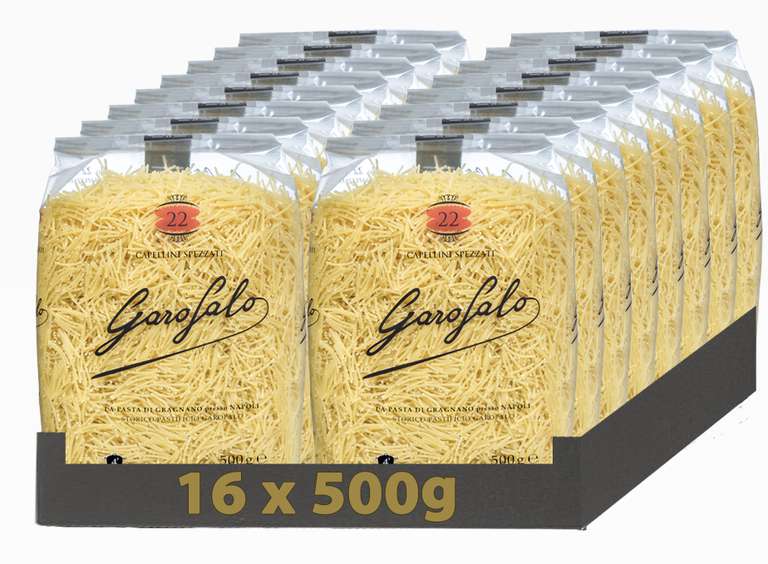 Garofalo Capellini - jeweils 16x500g - 50% runter - nun 2,50€/kg