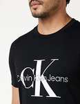 [Amazon Prime] Calvin Klein Jeans Herren T-Shirt Kurzarm Core Monologo Slim Fit (Gr. XS - XXL)
