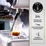 Breville Barista Max Siebträgermaschine / Espressomaschine | integr. Mahlwerk | Italienische Pumpe mit 15 Bar [VCF126X] [Amazon]