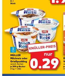 Kaufland 0,29€ Müller Milchreis