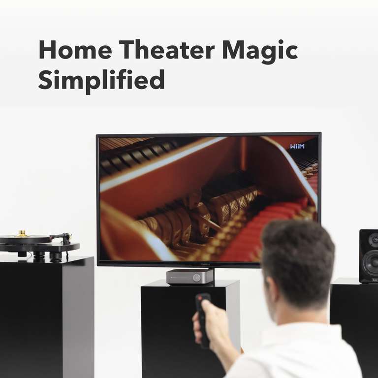 [Amazon] WiiM Amp - Stereo-Verstärker mit integriertem Streaming