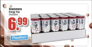 Lokal NL Grenzgänger: Slammers Energy Drink - 24x 250ml - noch pfandfrei 6.99€