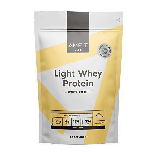 Amfit Nutrition Light-Molkeneiweiß, Proteinpulver Keksgeschmack, 2.27kg (7,53€/kg)