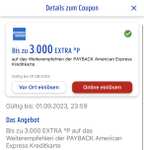 Kostenlose Payback American Express (AMEX) Kreditkarte 3000 Punkte (30€) für Werber & 3000 Punkte (30€) für Geworbenen (Personalisiert!)