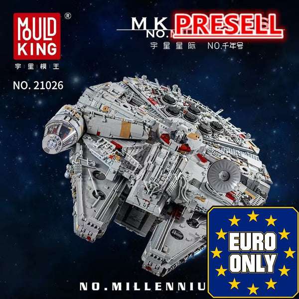 [Klemmbausteine] MOULD KING Millennium Falcon (21026) für 256,94 Euro mit OVP / 12.688 Klemmbausteine [YWOBB – Versand aus Europa]
