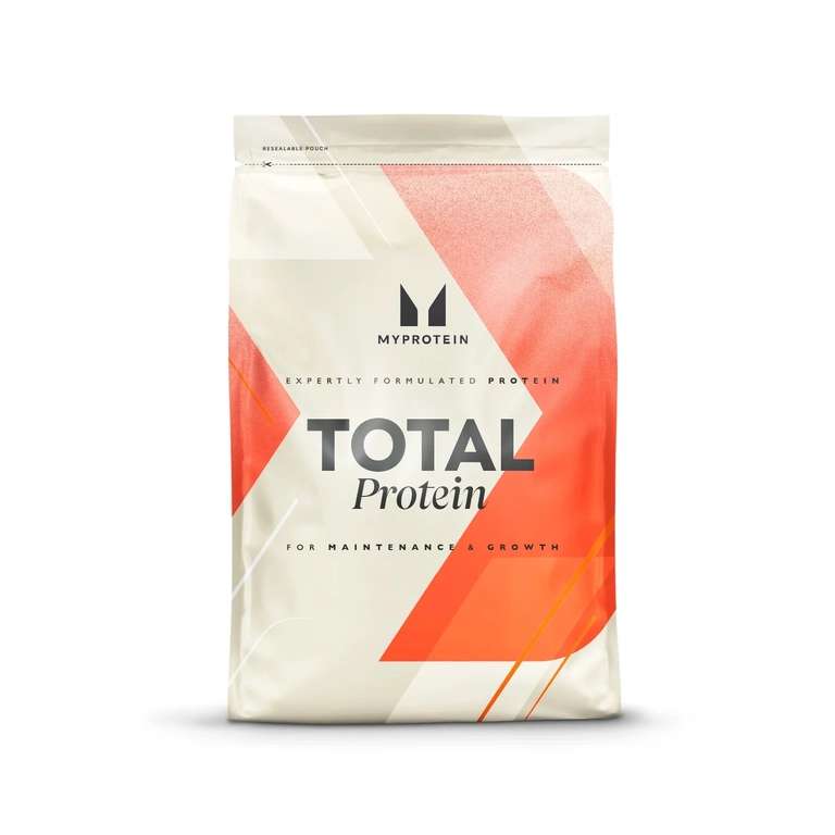 2,5kg Myprotein Total Protein Mix (~14€/kg, Mehrkomponentenprotein aus Whey, Casein und Ei)