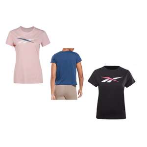 Reebok Damen T-Shirts Rosa, Blau, Schwarz S -XL