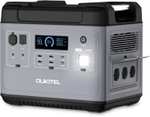 Oukitel P2001 LiFePO4 Powerstation | 2000Wh | 2000W | 3x AC | 4x div. 12V Anschlüsse | 2x USB-C (PD, 100W) | 4x USB-A | Solarpanel-Anschluss