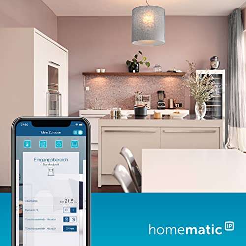 Homematic IP Smart Home Wandtaster – 2-Fach, 140665A0 [Prime]