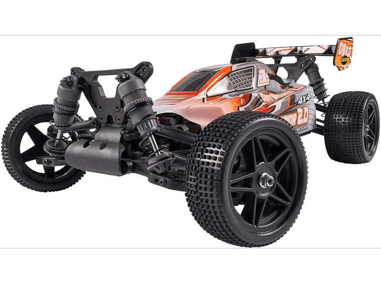 CARSON 1:10 X10 Dirt Warrior Sport 2.0 100% RTR ferngesteuertes Spielzeugauto RC Auto | 4WD | Federung | 35 km/h [Saturn & MM]