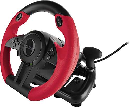 Speedlink TRAILBLAZER Gaming Racing Wheel PS3/PS4, Xbox S. X/S/One,Switch, PC, Schaltwippen/Schaltknüppel, dosierbare Pedale (Amazon/OttoUp)