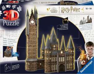 Ravensburger 3D-Puzzle Harry Potter Hogwarts Schloss Astronomieturm Night Edition (11550, Mit LED-Leuchtband, 626 Puzzleteile)