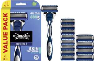 (Prime) Wilkinson Sword - Hydro 5 Skin Protection Rasierer mit 13 Klingen