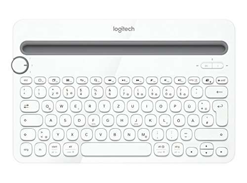 Logitech K480 Bluetooth Tastatur, Deutsches QWERTZ Layout - Weiß