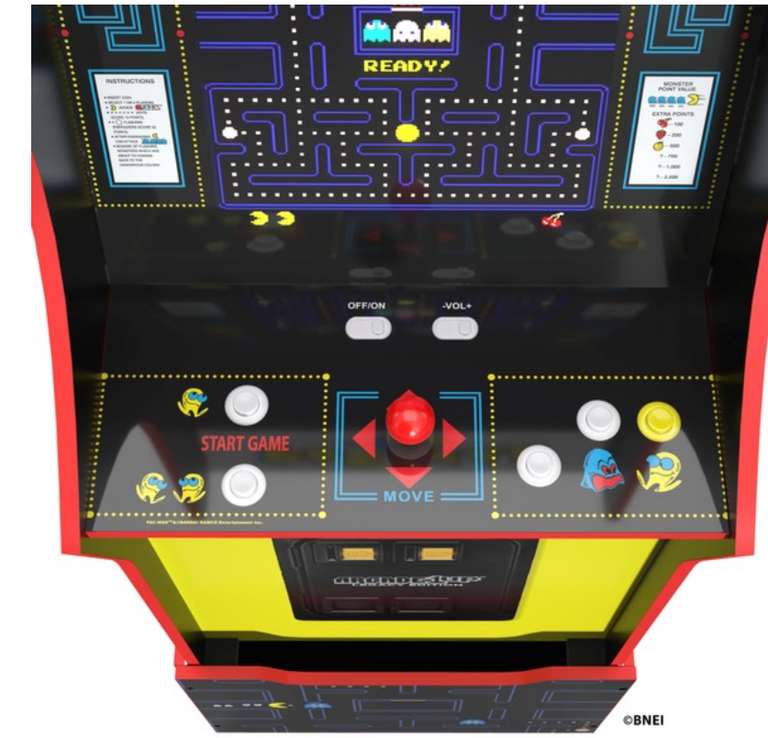 Arcade1Up | Pac-Man Automat | Namco Bandai Legacy | Retro Arcade Spielautomat